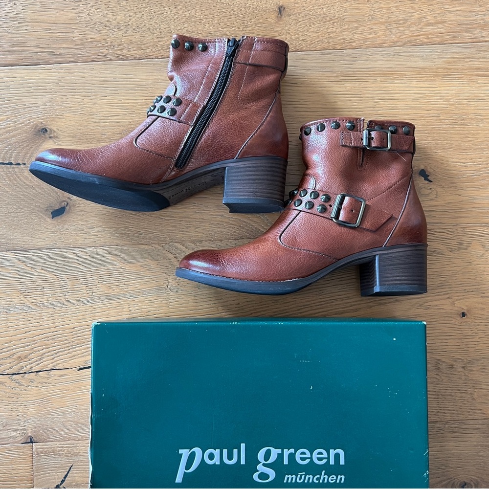 Paul Green Rail Boot Brown
